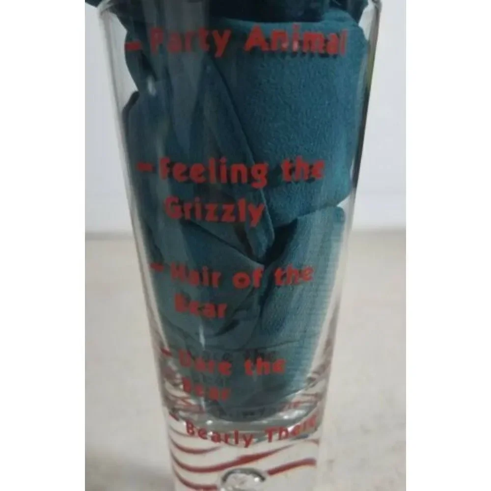 Alaska Grizzlies Bar And Grill Shot Glass Alaskan - EUC Excellent Used Condition
